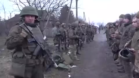 Ukrainian forces surrender in mariupol #11