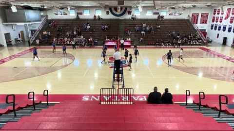 Southwestern vs Oldenburg JV Vball 08-17-23 Game 1 Set Cam