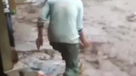 Flash floods in Kertasari, Bandung district, Indonesia