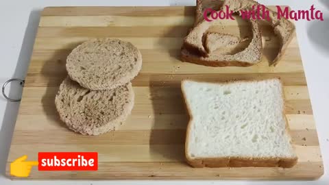 Bunny Sandwich for Kids _ Food Art _ Fireless Cooking _Creative Sandwich Decoration_ Cook with Mamta