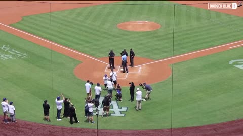 Chris Pratt Throws First Pitch for the Dodgers for “Christian Faith and Family” Day