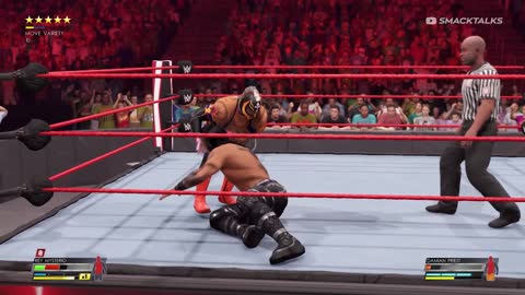 WWE 2K22 Gameplay + New Features: Rey Mysterio vs Damien Priest!