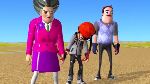 Scary Teacher 3D Miss T vs Squid Game vs Huggy Wuggy Who Faster Games with Flying Eggs