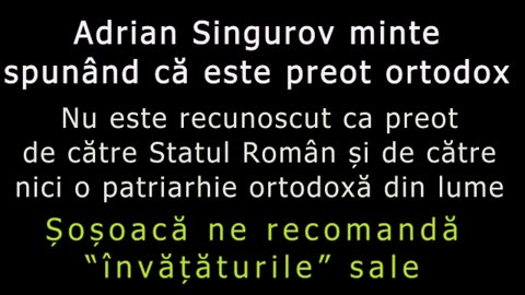 Șoșoacă, sinodul din Creta, Singurov, canoanele și reptilienii