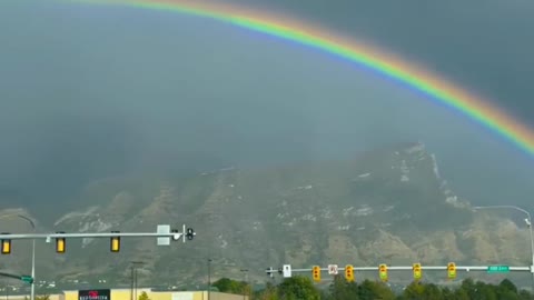 mist, double rainbow. This is a fantastic song to listen to in this environment