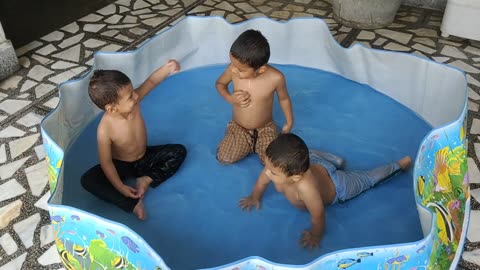 Baby Small Swimming Pool Fun