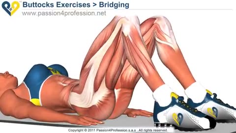 BEST Tone Buttocks exercise - Reduce buttocks and thighs with Bridging exercise