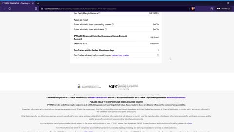 How to check how many day trades you have left on etrade under PDT