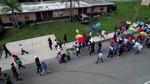 Floridians protest DeSantis' immigration bill