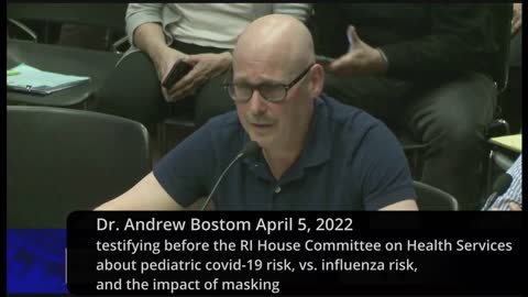 Dr. Andrew Bostom testifying 4/5/22 before the Rhode Island House Committee on Health Services