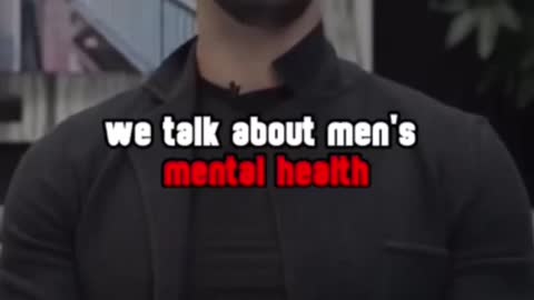 Andrew Tate on Men's Mental health