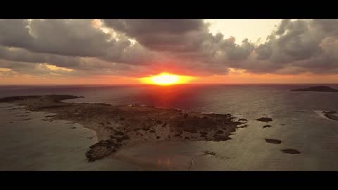 STUNNING SUNSET GREECE (Crete, Drone footage)