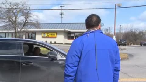 News Reporter Gets Interrupted During Recording