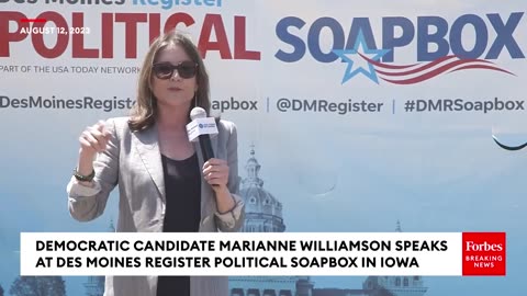 'A Government Of The Corporations'- Marianne Williamson Hammers Federal Bureaucracy