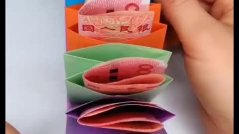 Beautiful Paper easy wallet for Babies