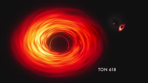 aded ERMASSIVE HOLE SCALE NASA Animation Sizes Up the Biggest Black Holes