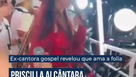 Cantora gospel se entrega à folia e canta com Ivete Sangalo no trio