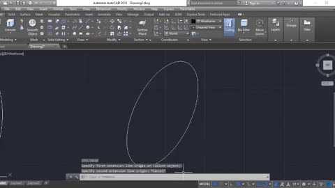 Ellipse Center Drawing on AutoCAD by Masroor Khan For Beginners