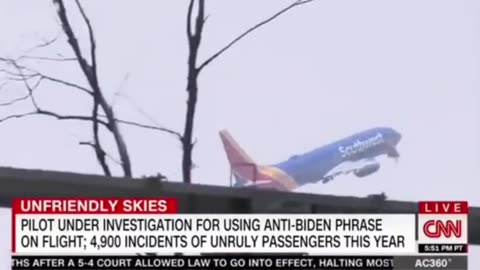 Pilot That Said "Let's Go Brandon" Is Now Under Investigation, Cries CNN