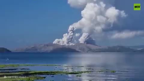 Taal volcano in the Philippines