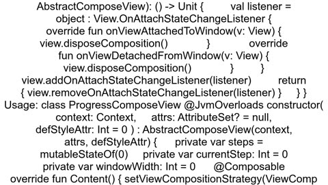 Jetpack Compose view not drawing when coming back to fragment