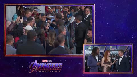 Jeremy Renner talks prepping as Hawkeye for Avengers Endgame at the World Premiere