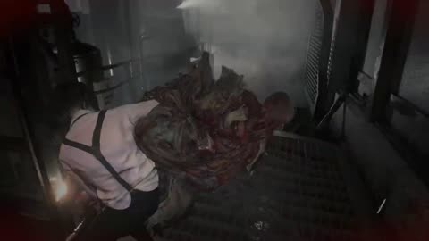 Resident Evil 2 Mods_ Claire Messy Hair Shirt vs. Nemesis