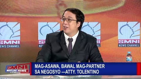 Mag-asawa, bawal mag-partner sa negosyo —Atty. Tolentino