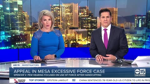 Federal appeals court considers Mesa excessive force case