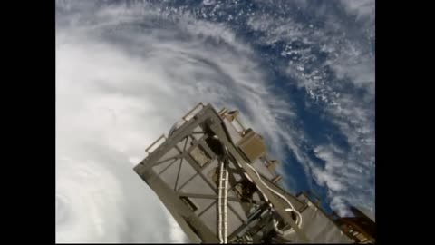 HURRICANE FRANKLIN IS SEEN FROM THE INTERNATIONAL SPACE STATION