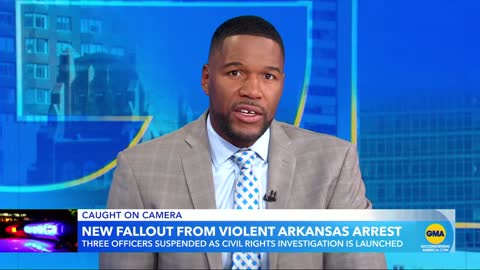 3 Arkansas officers suspended after violent arrest caught on camera l GMA