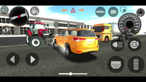 Indian Car Simulator In fortuner Golden Colour || Indian Car Games || fortuner games Android Games