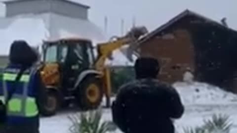 An Orthodox Church in Lviv was completely demolished today by regional authorities.