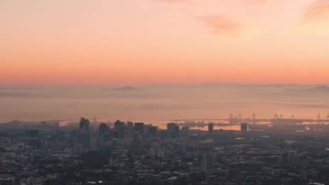 Sunset from the mountains 🌇⛰️