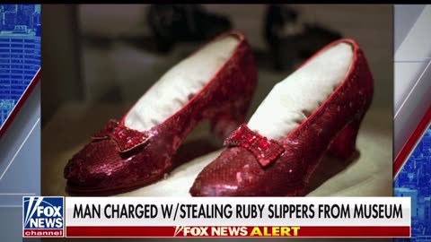 🚨 Man charged with stealing ruby slippers from museum