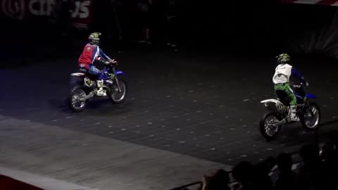 Motorcycle jumping