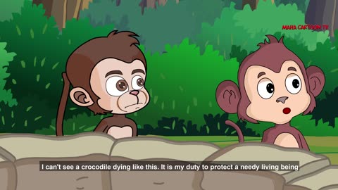 Intelligent Monkey _ English Moral Story