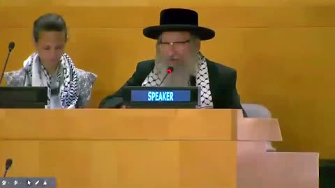 Jewish Rabbi EXPOSES Israel at UN conference