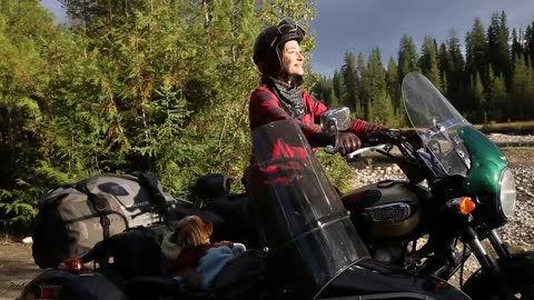 CANADIAN ROCKIES with my dog and SIDECAR!