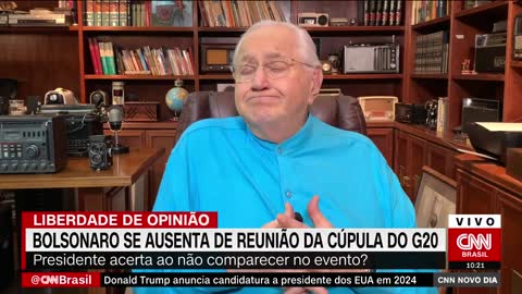 Boris Casoy: Ausência de Bolsonaro no G20 é compreensível - Liberdade de Opinião