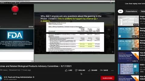 FDA VAX PANELIST - THE VACCINES KILL MORE PEOPLE THAN THEY SAVE