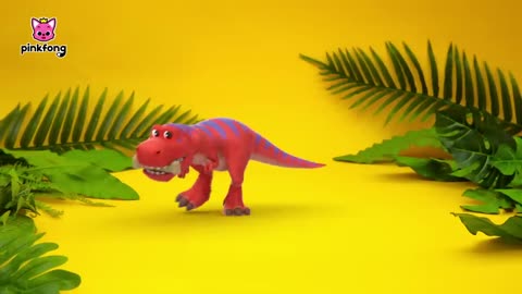 Introducing Tyrannosaurus Rex, My Pet Dinosaur _ Dinosaur Cartoon & Song _ Pinkf