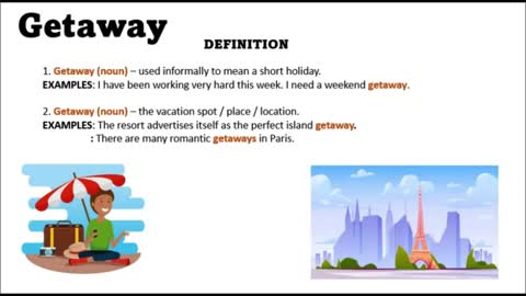 LEARN ENGLISH I GETAWAY VS GET AWAY