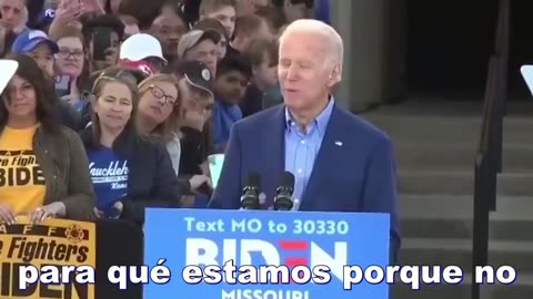 Otro momento de Biden, Sólo podemos reelegir a Donald Trump