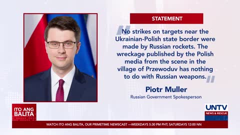 2 patay sa pagtama ng umano’y Russian-made missiles sa teritoryo ng Poland