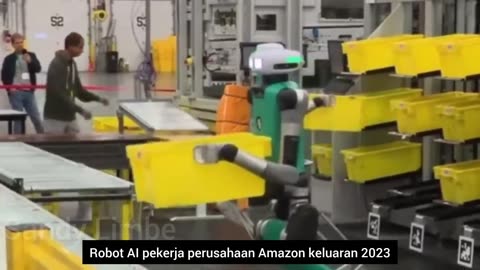 Robot AI Pekerja Perusahaan Amazon | Robot AI Keluaran 2023