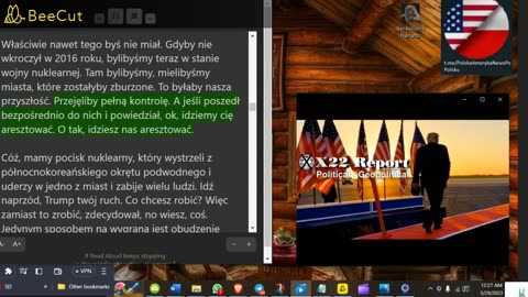 X22 REPORT🔴Utrata systemu,chaos,brak wojny,brak niepokojów społecznych, czystość ...