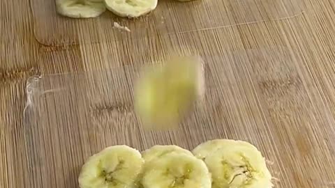 Rice paper banana roti ASMR