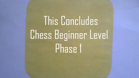 Chess Beginner Level Phase 1