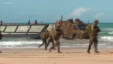 Australian Troops Conduct Beach Landing During Talisman Saber Joint Military Exercises2